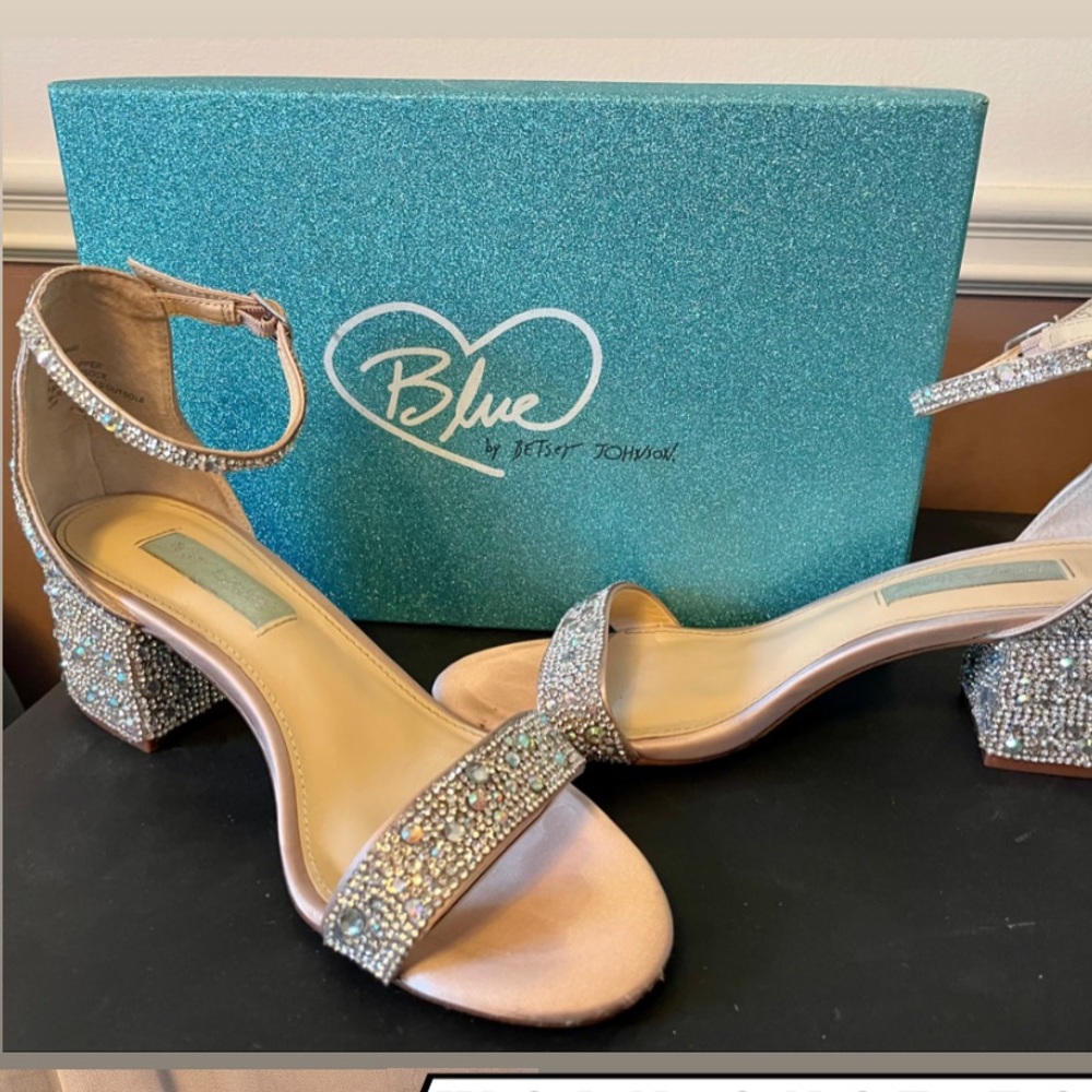 Betsey Johnson Mari Champagne Heels
